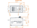 Spektrum serwo A7090 18kg.cm 0.068s/60° niskie BL M