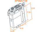 Spektrum serwo A7100 8.3kg.cm 0.078s/60° wąskie MT/M