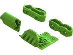 Arrma dolna płoza, mocowanie zderzaka, zielone
