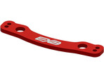 Arrma płyta kierownicza CNC 7075 aluminium, czerwona