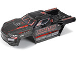 Arrma karoseria czarna/czerwona: Kraton 6S EXB