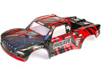 Arrma Karoseria czarna/czerwona: Mojave 6S BLX