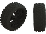 Arrma AR550057 Koło z oponą 2HO czarne (2)