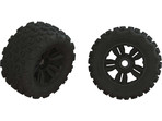 Arrma koło dBoots Copperhead2 MT, czarna felga (2)