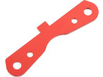 Arrma AR330186 Uchwyt wahaczy tylny/przedni alu czerwony