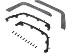 Axial przednie błotniki, szare, Jeep JT: SCX10 III MotoBilt