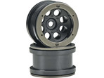 Axial AX8097  Felga 2.2 Beadlock 8-otworów czarna (2)