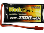 LiPol Black Magic 3.7V 1300mAh 20C JST