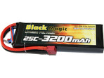 Black Magic LiPol 11.1V 3200mAh 25C Deans