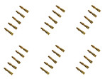 Bulk BL Connectors, Male, Gold, 2mm (30)