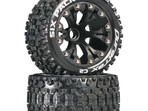 Duratrax Koło z oponą Six Pack ST 2.8 2WD przednie C2 czarne (2)
