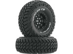 Duratrax Koło z oponą Scaler CR C3 1.9" Crawler czarne (2)