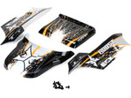 ECX 1:18 Roost - Karoseria czarno/pomarańczowa