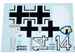 E-flite naklejki: FW 190A 1.5m