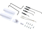 E-flite zestaw cięgien, snapy, pokrywy serw: Habu STS