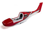 E-flite kadłub z pokrywą: Cirrus SR-22T 1.5m czerwony