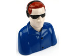 Pilot 1:9 Cywilny, niebieski z okularami