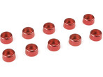 Podkładka pod walc. główkę M3/8mm alum czerwona (10)