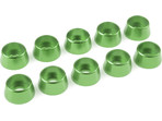 Podkładka pod walc. główkę M5/12mm alum zielona (10)