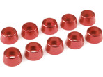 Podkładka pod walc. główkę M5/12mm alum czerwona (10)