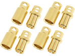 Konektor złocony 8.0mm (4 pary)