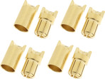 Konektor złocony 6.5mm (4 pary)