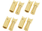 Konektor złocony 5.5mm (4 pary)