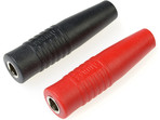 Gniazda banan złocone 4 mm (para)