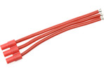 Konektor złocony 3.5mm 3-pin męski kab 14AWG 10cm