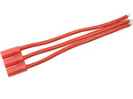 Konektor złocony 3.5mm 3-pin żeński kab 14AWG 10cm