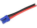 Konektor złocony EC5 męski z kablem 10AWG