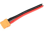 Konektor złocony XT-90 męski z kablem 10AWG