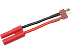 Przewód konwersji Deans M -> 4.0mm złocony (14AWG)