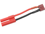 Przewód konwersji 4.0mm złocony -> Deans F (14AWG)