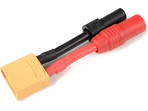 Przewód konwersji XT-90 żeński - AS-150 + XT-150 10AWG
