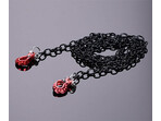 H-Speed oko metalowe z łańcuchem 1:10 czerwono-czarne