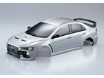 Lancer EVO X - karoseria 190mm pomalowana srebrna
