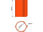 Klima Baza 35mm 3-stabilizatory pomarańczowa