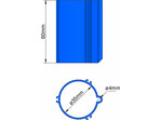 Klima Baza 35mm 3-stabilizatory niebieska