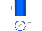 Klima Baza 35mm 4-stabilizatory niebieska
