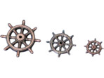 Krick Koło sterowe polerowany metal 15mm