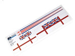 AMATI zestaw flag Wielkiej Brytanii Vanguard 1:72