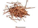 Krick Czopy z oczkiem miedziane 2x11mm (cca 100)
