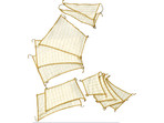 COREL Zestaw żagli Flying Fish