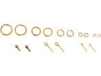 Krick Śruba z okiem 3x10mm czarna (10)