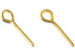Krick Śruba z okiem 2x8mm mosiądz (10)