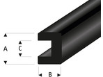 Raboesch profil gumowy U 4x6mm 2m
