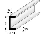 Raboesch profil ASA U 2x4x330mm (5)