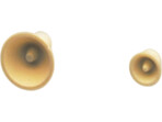 ROMARIN Głośnik zestaw 5mm i 13mm (2 pary)