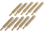 ROMARIN Poręcz balustrady płaska 15mm 1x otwór (10)